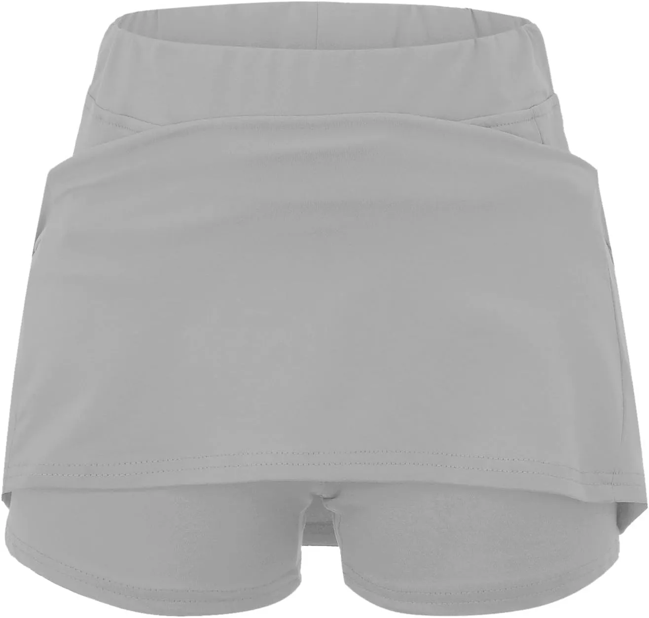 Tennis Skirt for Women High Elastic Waisted Solid Skorts Built in Shorts Athletic Golf Yoga Skirts with Pockets