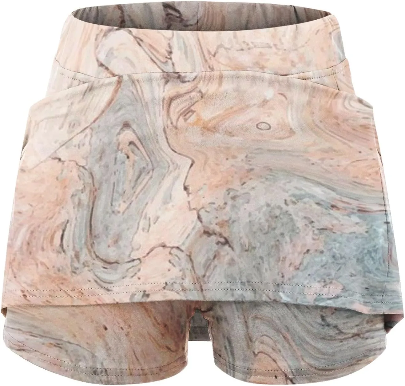 Tennis Skorts for Women with Pockets Tum Control Floral Beach High Waistekirts with Pockets Quick Dry Golf Skort