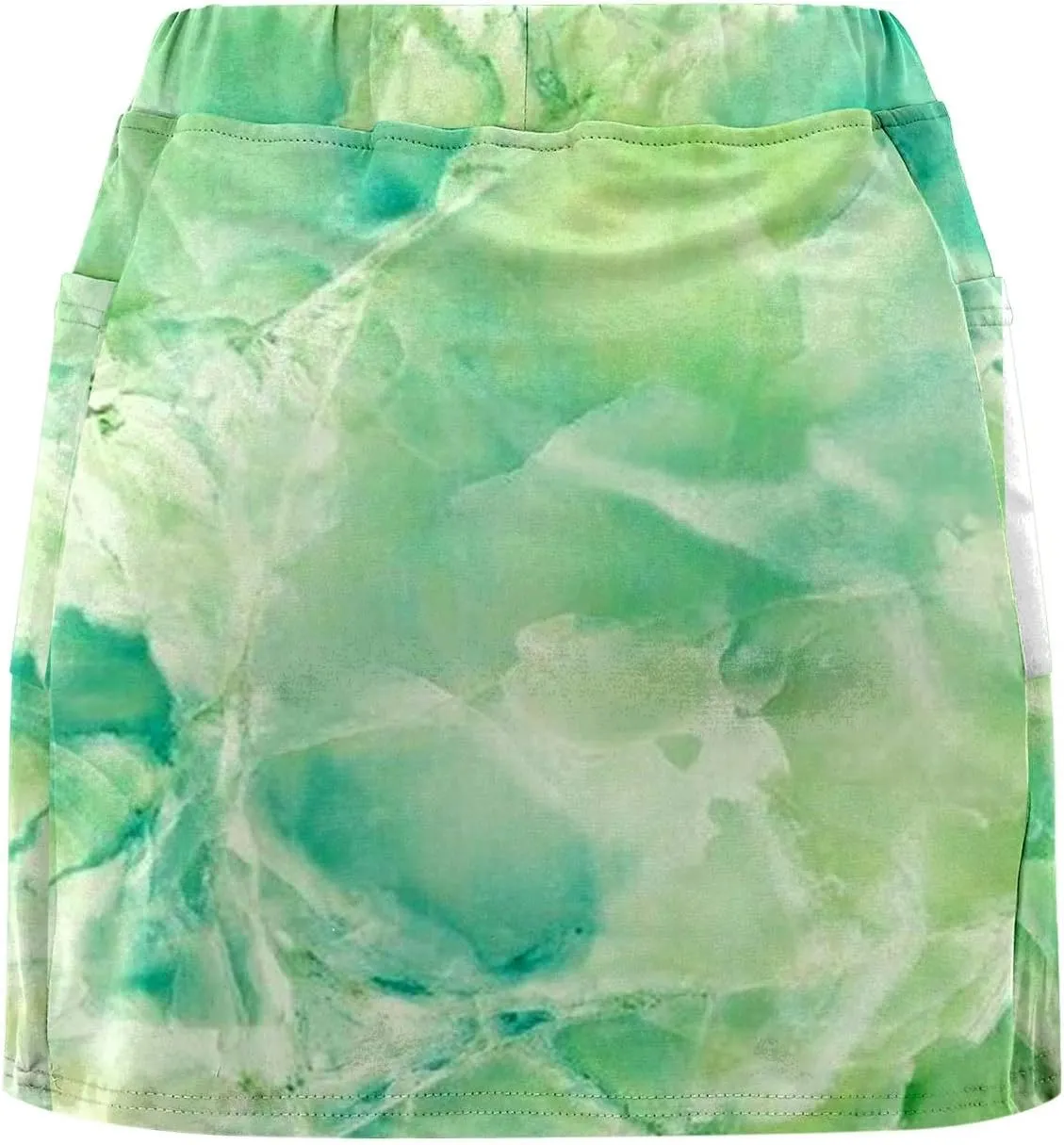 Tennis Skorts for Women with Pockets Tum Control Floral Beach High Waistekirts with Pockets Quick Dry Golf Skort