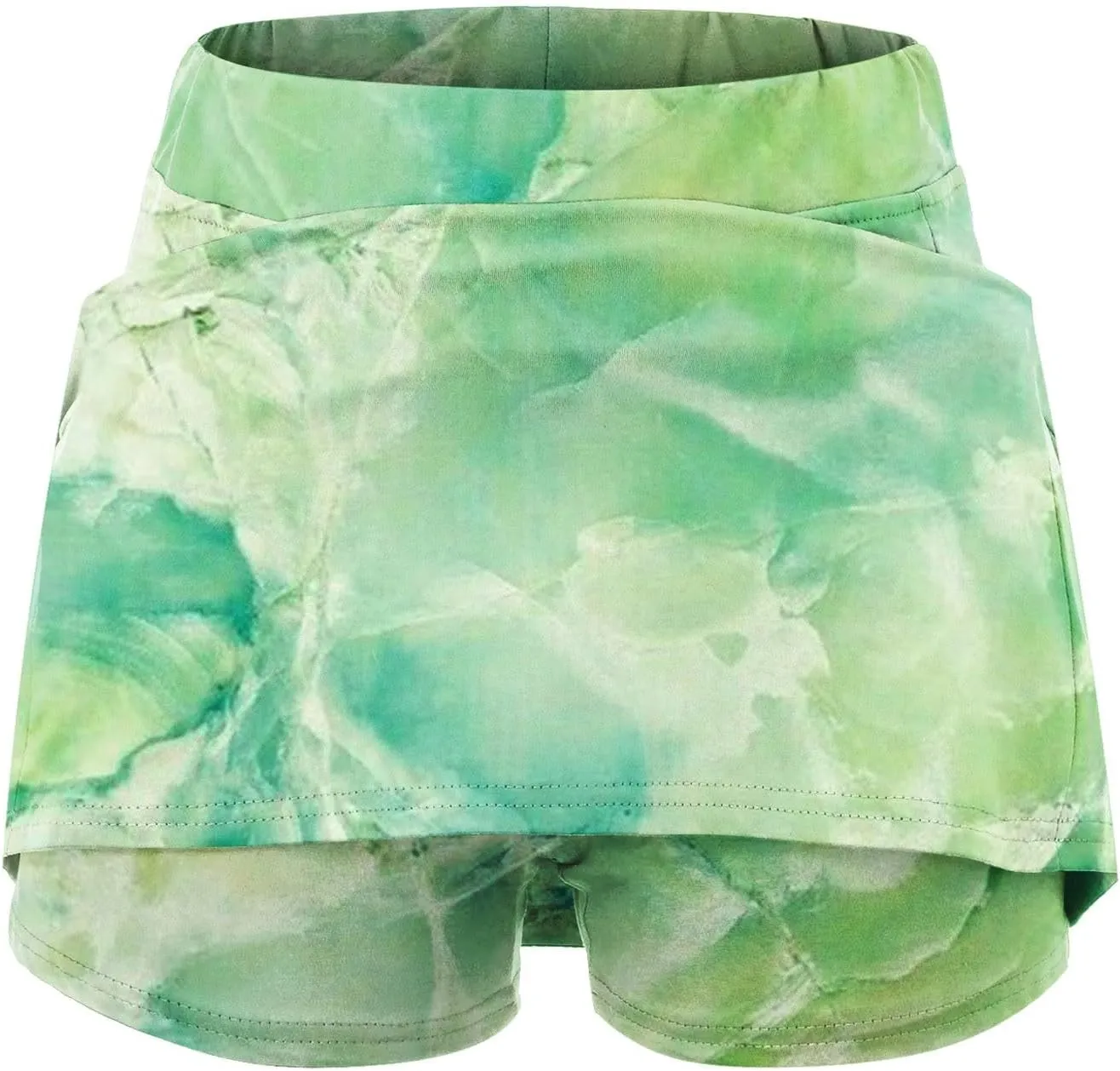 Tennis Skorts for Women with Pockets Tum Control Floral Beach High Waistekirts with Pockets Quick Dry Golf Skort