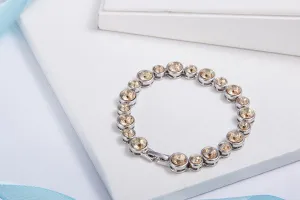 The amazing citrine crystals bracelet