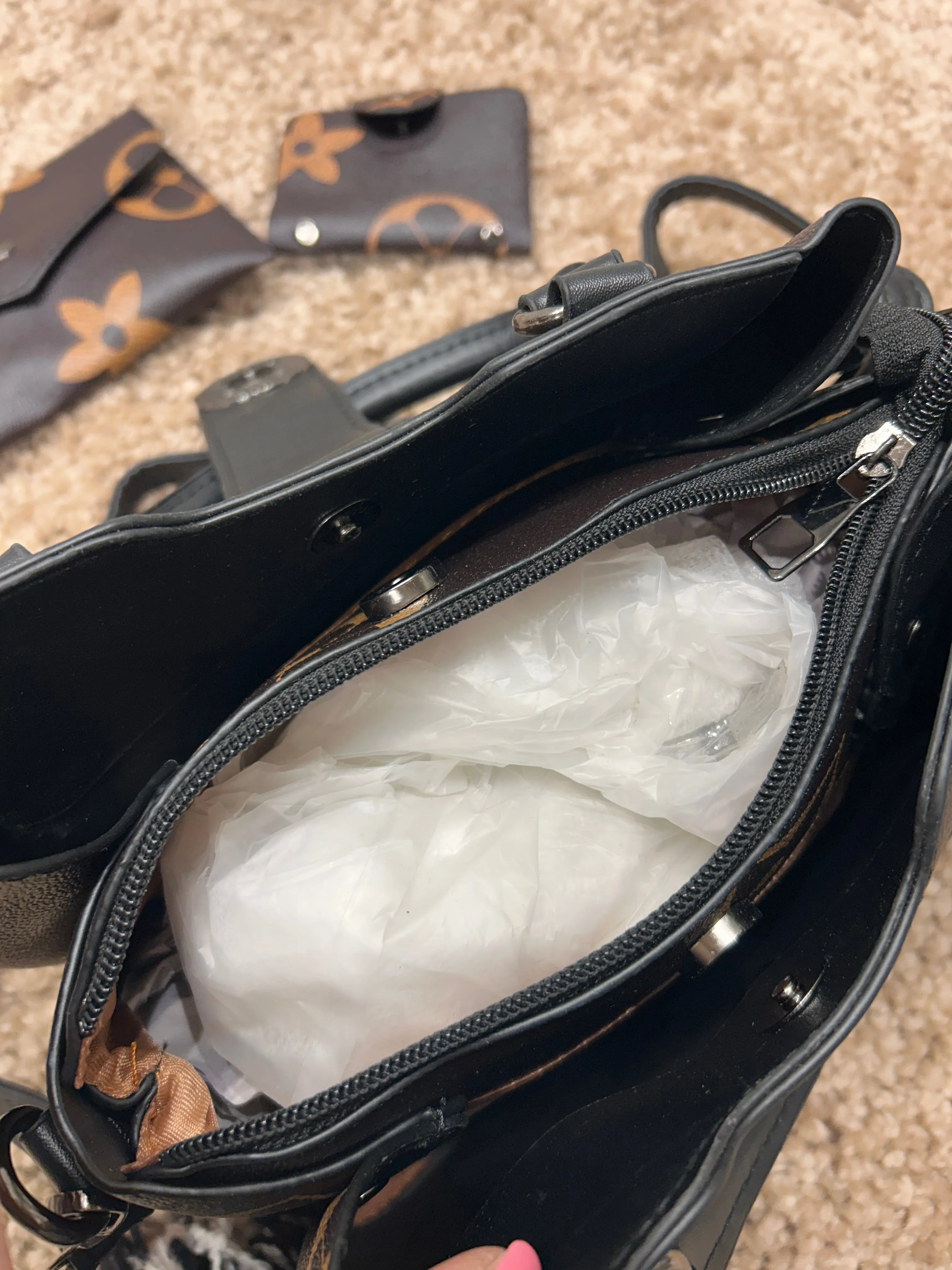 The City Luxe Pattern 3 in one Hand Bag