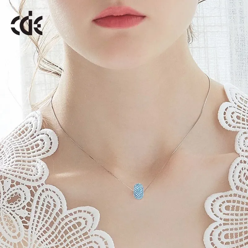 The colorful swarovski charm