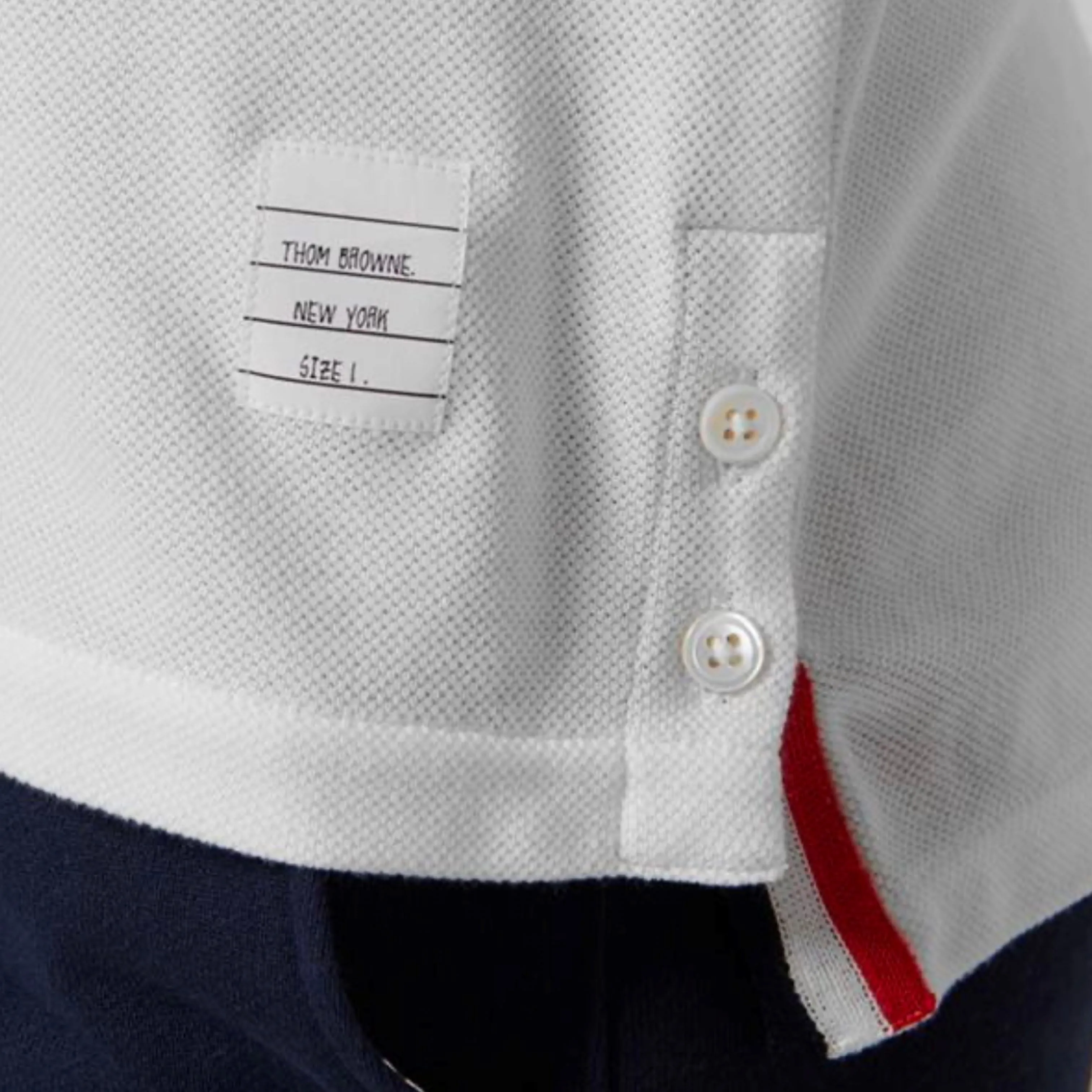 Thom Browne White Relaxed Fit T-Shirt