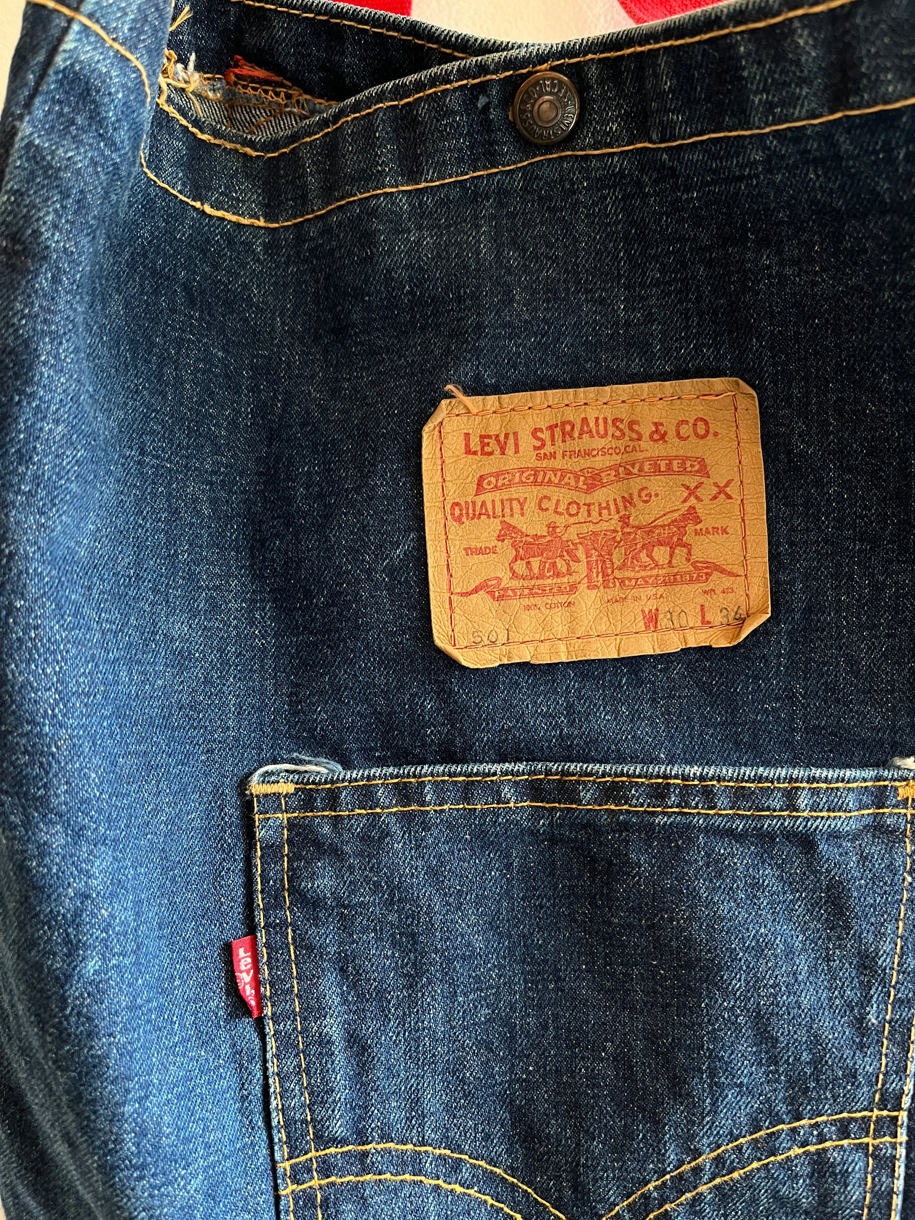 Vintage 1960s Levis Backpack