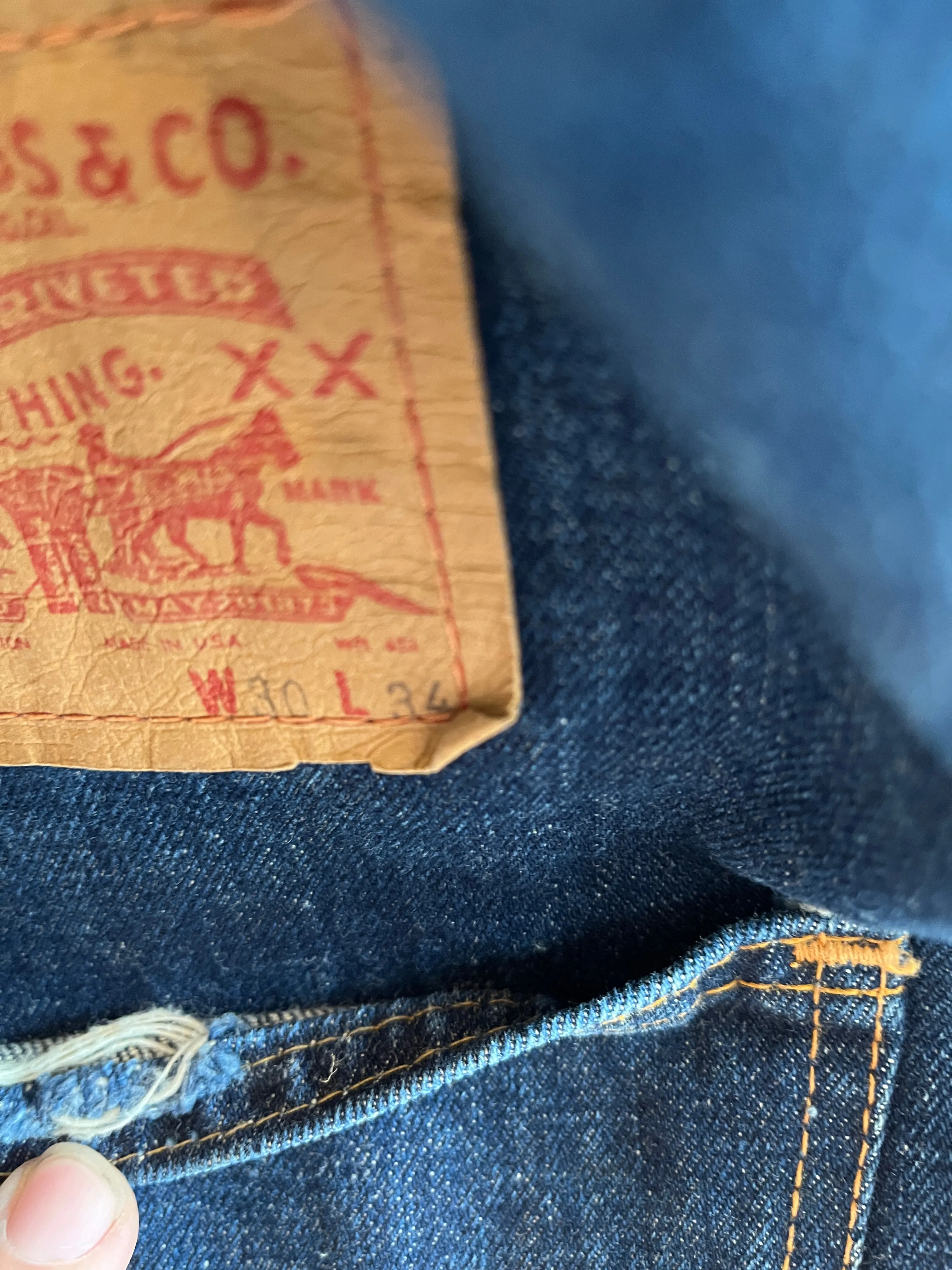 Vintage 1960s Levis Backpack