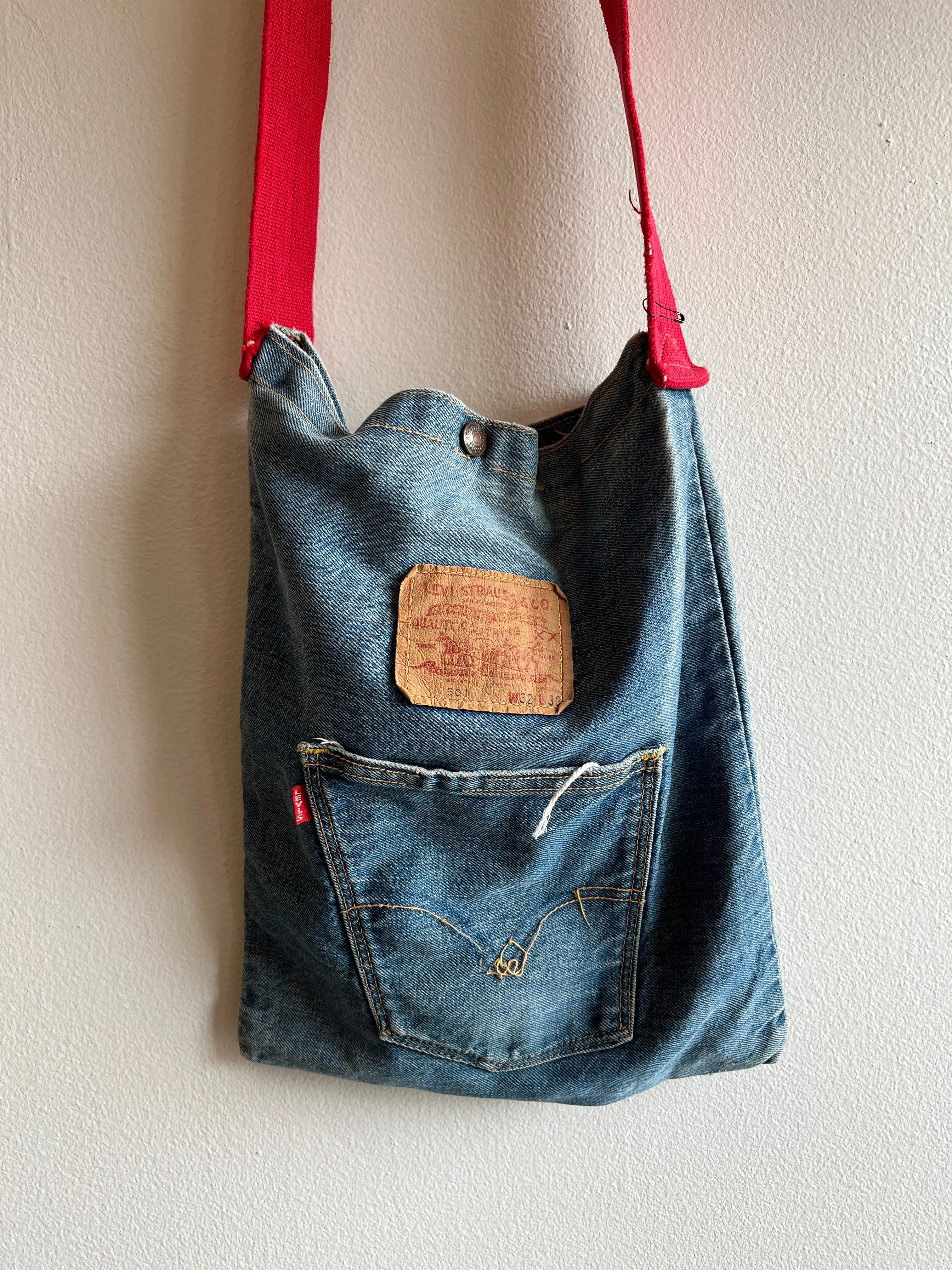 Vintage 1960s Levis Big E Tote Bag