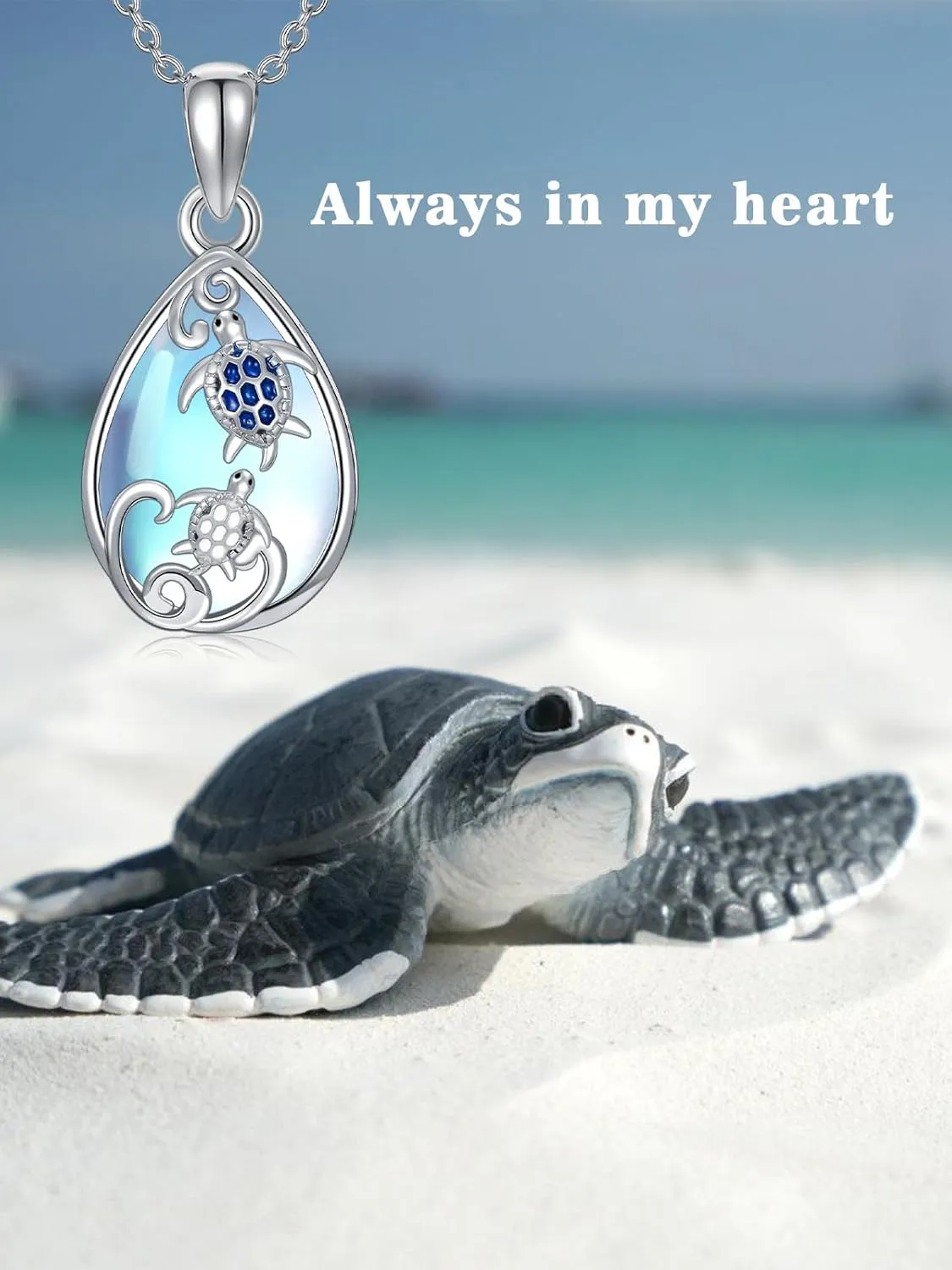 WINNICACA Urn Necklace for Ashes Sterling Silver Moonstone Cremation Jewelry for Ashes Jewelry Gifts for Nature Lovers Keepsake Memorial Jewelry for Women