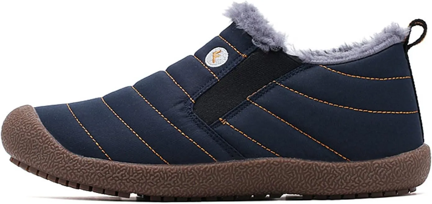 Winter Snow Boots for Women Slip on Womens Tall Pull on Snow Boots Womens Winter Boots Zipper Grey Waterproof Winter Womens Boots Size 10 Botas Termicas Para El Trabajo De Mujer