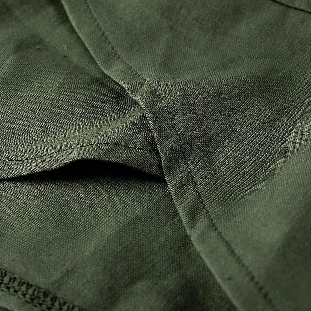 Women's Cotton Linen Harem Pants High Waisted Wide Leg Pants Casual Work Pants Summer Beach Pants Short Lounge Pants