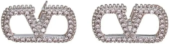 Women's jewelry, V earrings, geometric V-shaped earrings and studs, women's jewelry