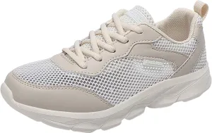 Women's Slip on Walking Shoes Memory Foam Non Slip Arch Support Running Shoes Breathable Mesh Sports Workout Tennis Shoes Lightweight Fashion Sneakers