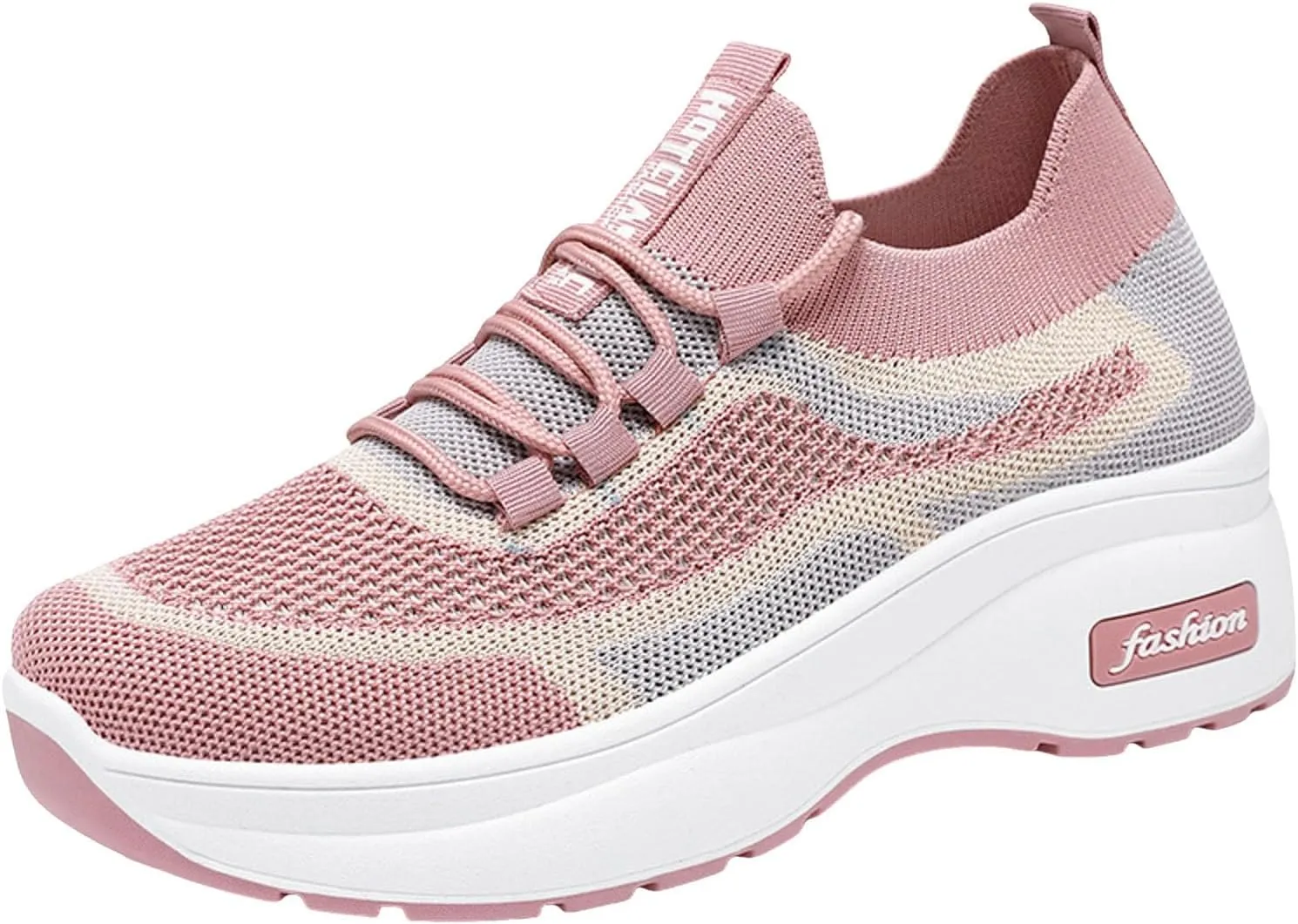 Women's Slip on Walking Shoes Non Slip Memory Foam Running Shoes Wide Width Breathable Mesh Sports Workout Tennis Shoes Ladies 2024 Fashion Sneakers