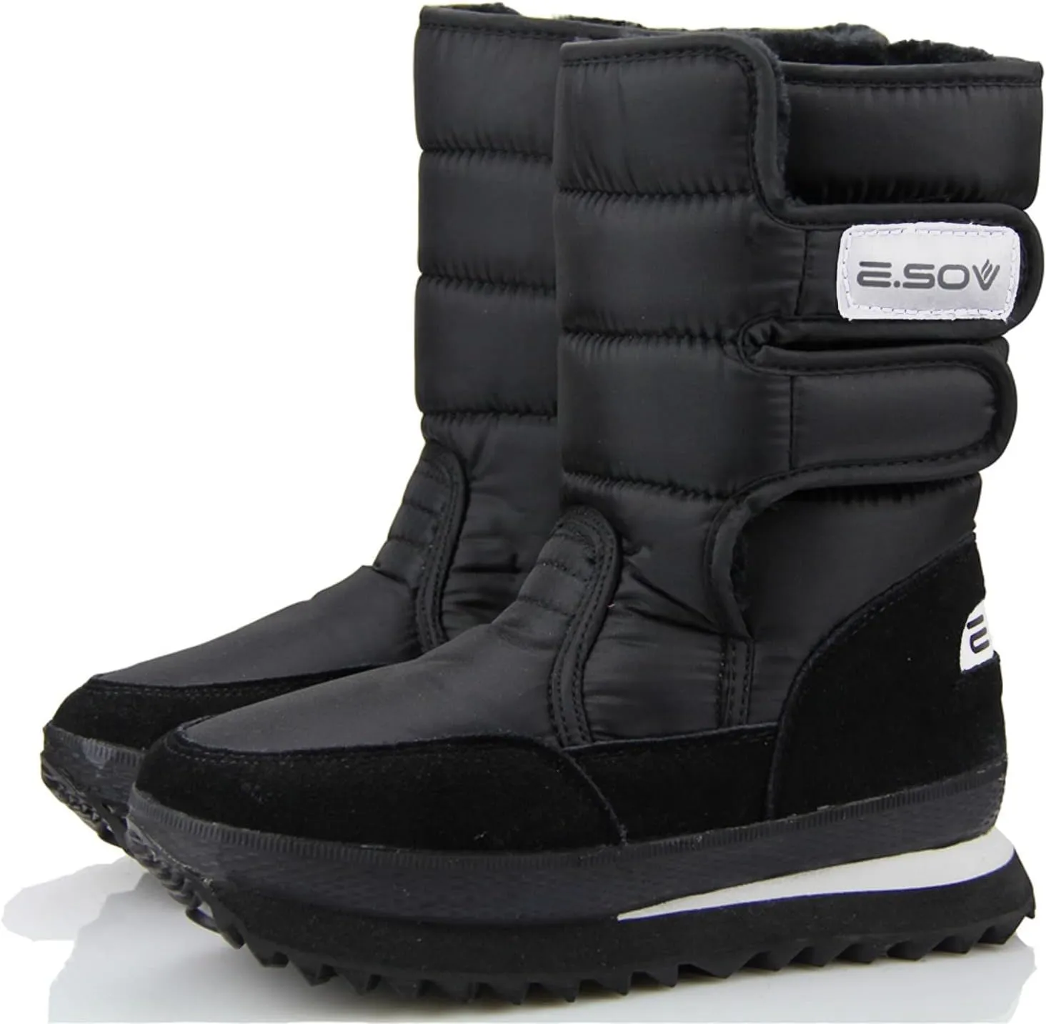 Women's Snow Boots Waterproof Size 12 Womens Tall Snow Boots Waterproof Wide Calf Winter Boots for Women Plus Size Outdoor Boots Women Slip on Tall Winter Boots for Women Fashion