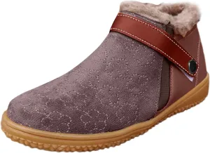 Womens Tall Winter Boots Waterproof Insulated Women's Tall Snow Boots Waterproof Fur Boots for Women Winter Ankle Women's Black Brown Tan Grey Winter Snow Boots Botas De Invierno Para Mujer