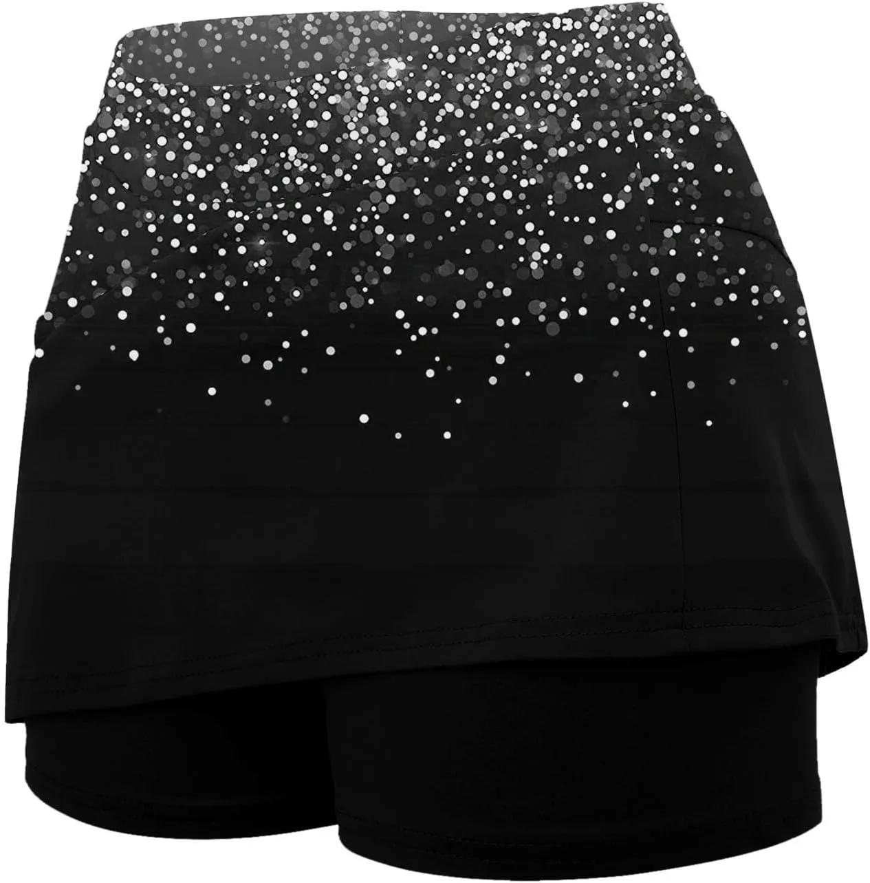 Womens Tennis Skorts with Pockets Tummy Control Casual Athletic Skirt with Shorts Workout Running Yoga Golf Clothes
