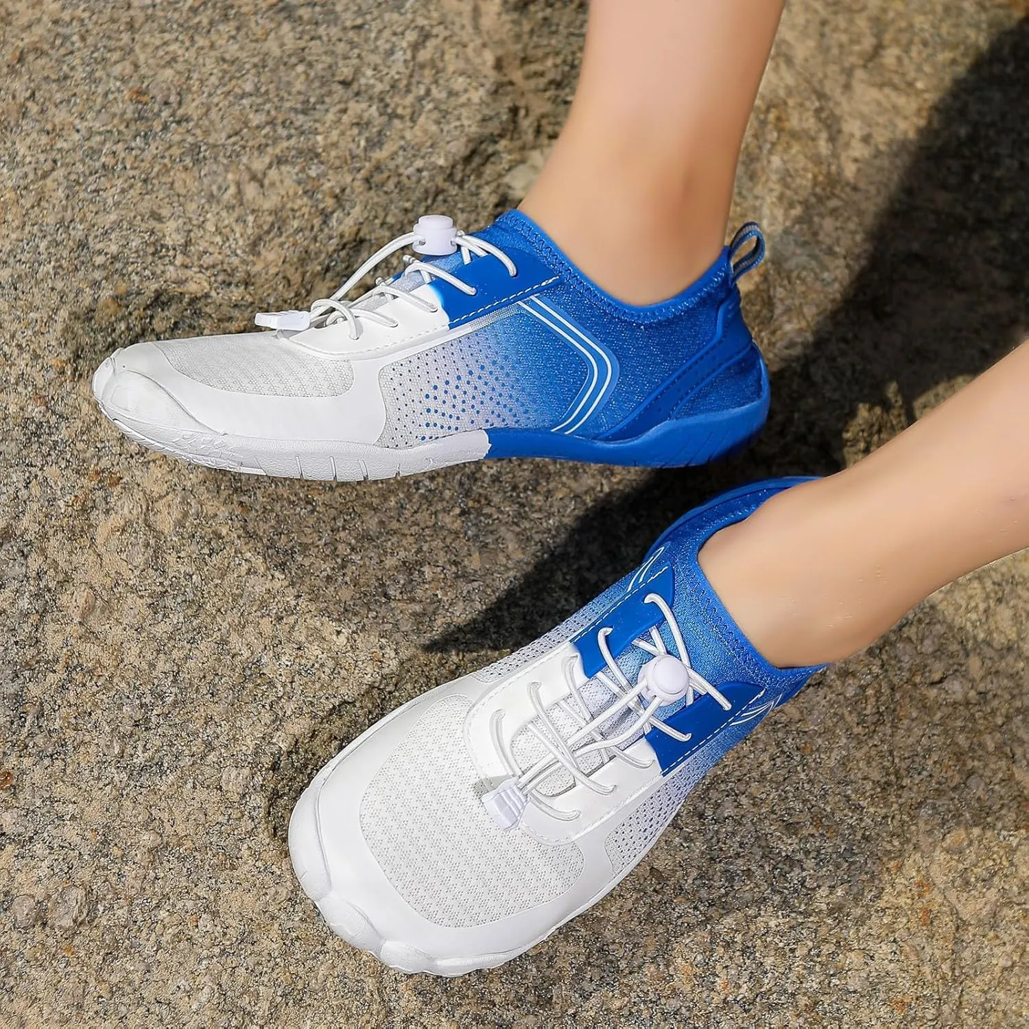 Womens Walking Shoes Slip on Dressy Knitted Non Slip Arch Support Running Shoes Breathable Mesh Sports Workout Tennis Shoes Fashion Lace Up Sneakers