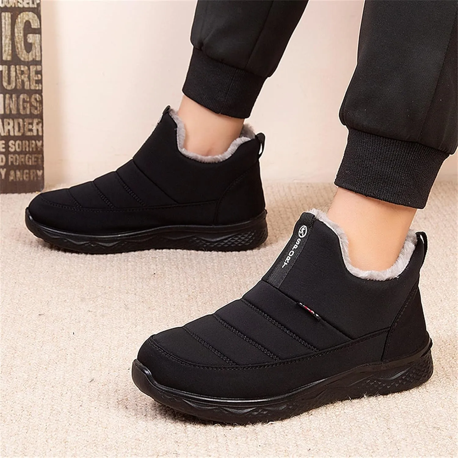 Womens Waterproof Winter Boots Size 9 Lightweight Waterproof Snow Boots Women Women's Waterproof Snow Booties Women's Winter Booties Tall Winter Snow Boots for Women
