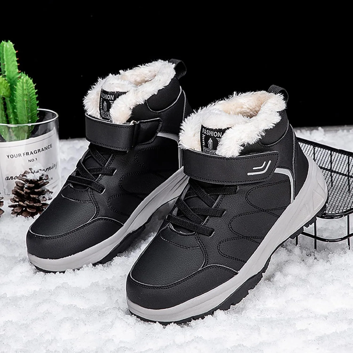 Women's Wide Snow Boots Waterproof Insulated Knee High Snow Boots for Woman Waterproof Short Winter Boots for Women Wide Womens Hiking Boots Waterproof Botas De Trabajo Para Nieve