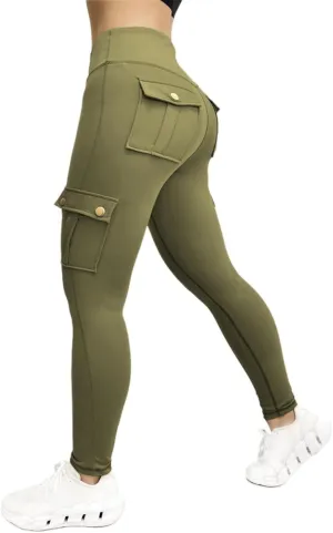 Women's Yoga Pants Joggers Plus Size Pants Stretch Work Pants Fashion Athletic Pants Gym Trousers with Pockets