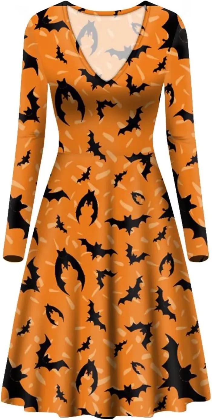 XYZCANDO Maxi Dress for Women Deep V Neck Long Dresses Casual Party Club Dresses Flowy Dresses