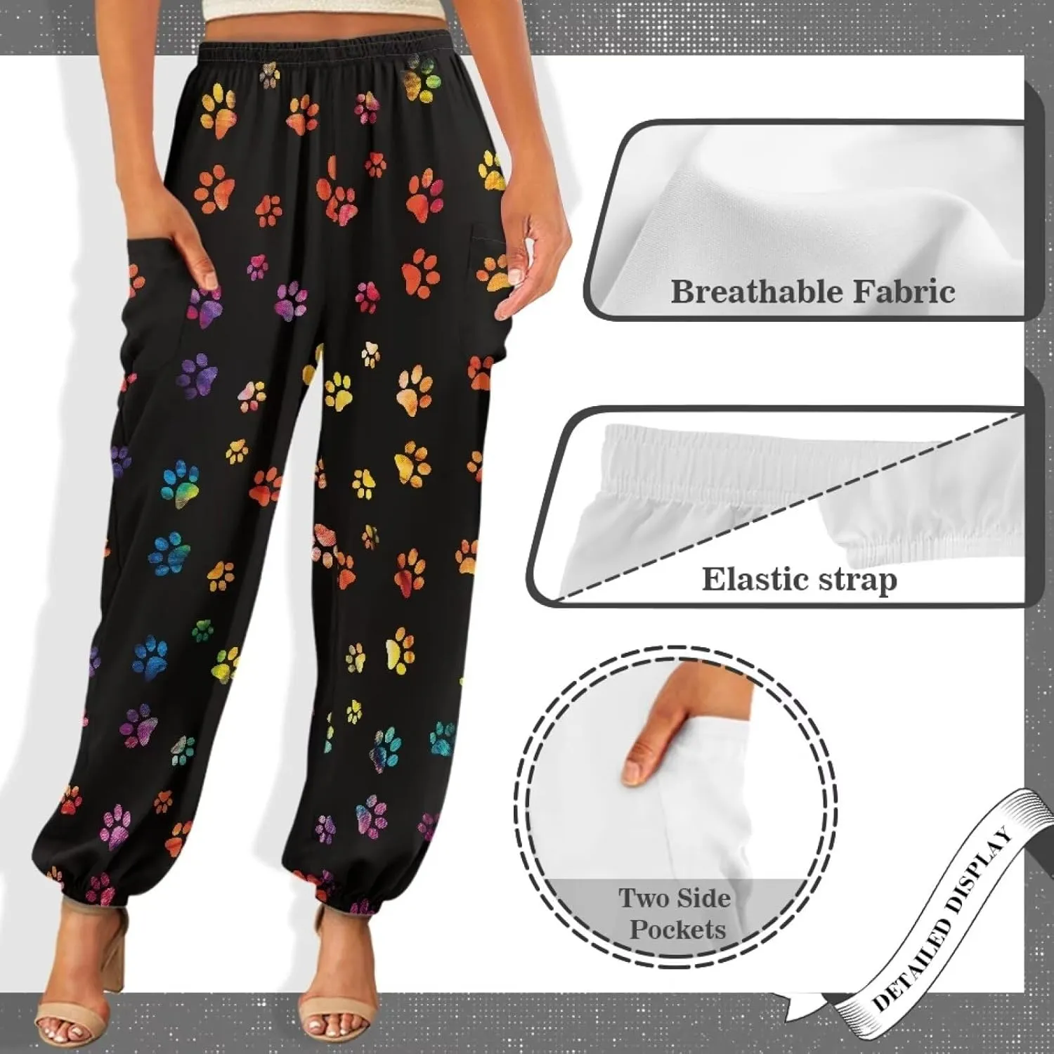 YEXIATODO Yoga Pants Athletic Gym Pants Joggers Sweatpants Women's Harem Pants Bloomer Pants Casual Loose Active Pants