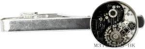 Yinyang Tie Pin Steampunk Gear Tie Clip, Steampunk Jewelry, Gear Jewelry-MT102 (W1)